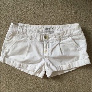 American Eagle Outfitters White Khaki Shorts